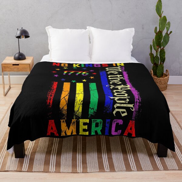 Item preview, Retro Patriotic Pro Democracy Protest June 14 No Kings In America designed and sold by Wilson-Aura.