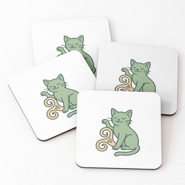 Item preview, cat next to the triskelion (unmarked) designed and sold by Triskelzen.