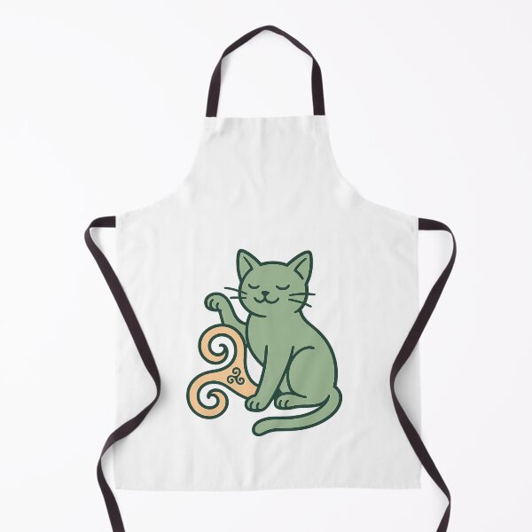 Item preview, cat next to the triskelion (unmarked) designed and sold by Triskelzen.