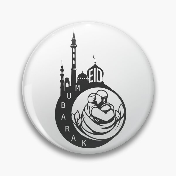 Item preview, Eid Mubarak Islamic Celebration Design – Festive Greeting with Elegant Typography designed and sold by ArtsyExplorer.