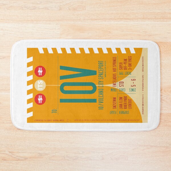 Item preview, Jupiter's Moon Io Boarding Pass (Interplanetary Space Travel Ticket Collection) designed and sold by BGALAXY.