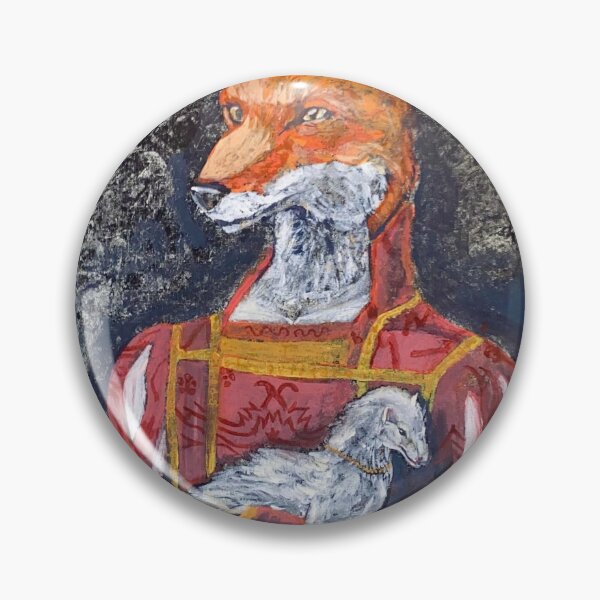 Item preview, Fox and ermine designed and sold by PTSDreamscapes.