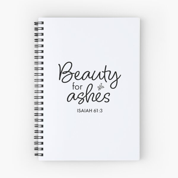 Item preview, Beauty For Ashes – Isaiah 61:3 | Bible Verse | Minimalist Series #1 designed and sold by JirehKollezion.