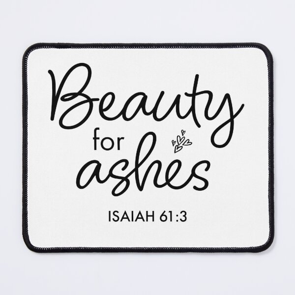 Item preview, Beauty For Ashes – Isaiah 61:3 | Bible Verse | Minimalist Series #1 designed and sold by JirehKollezion.