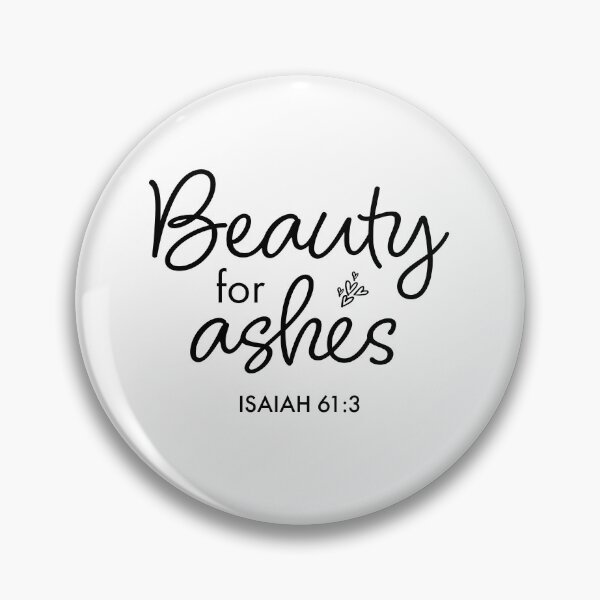 Item preview, Beauty For Ashes – Isaiah 61:3 | Bible Verse | Minimalist Series #1 designed and sold by JirehKollezion.