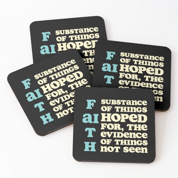 Item preview, Faith Substance of Things Hoped for – Hebrews 11:1 | Bible Verse designed and sold by JirehKollezion.