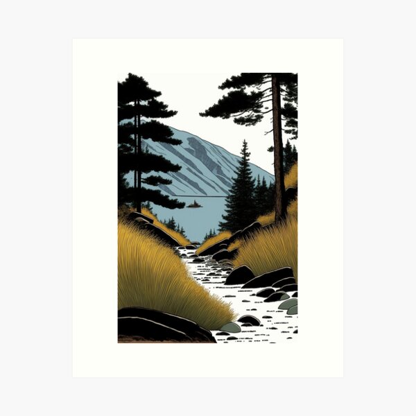 Item preview, Mountain Creek and Distant Passage designed and sold by Viel-Studio.