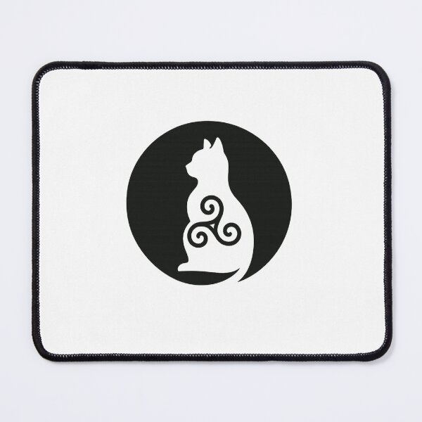 Item preview, black triskel cat (unnamed) designed and sold by Triskelzen.