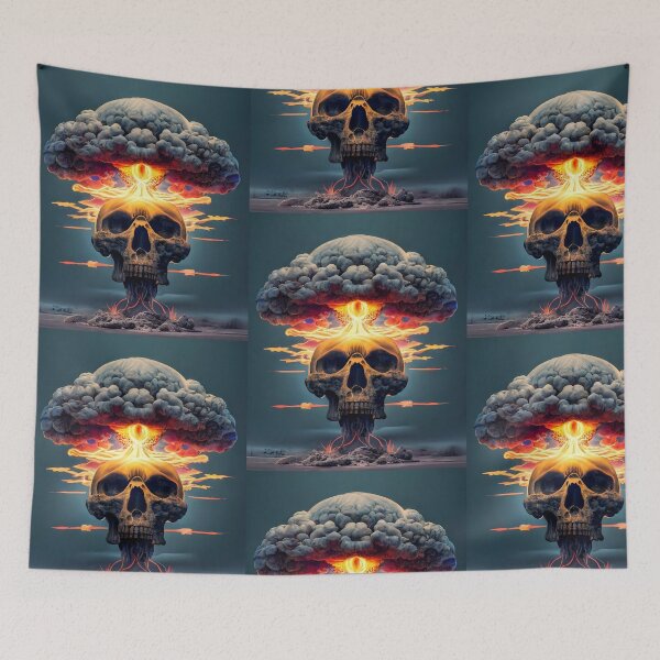 Item preview, Burning skulls designed and sold by Joshuasanga76a.