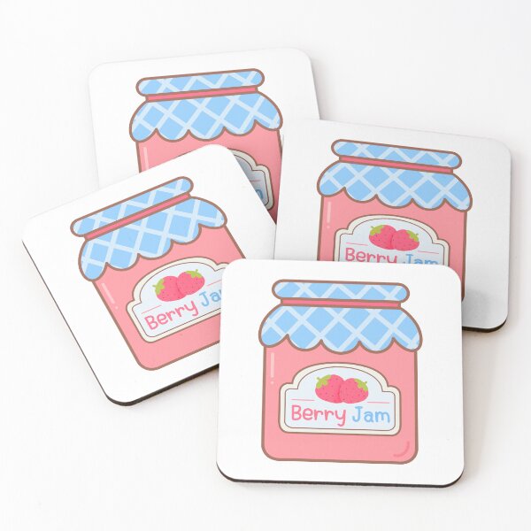 Item preview, Mixed Berry Strawberry Jam cute bottle designed and sold by nuchz.