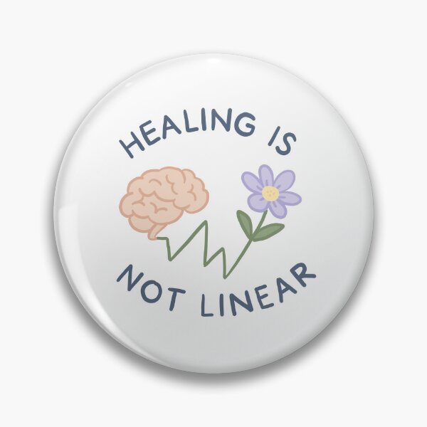 Item preview, Healing Is Not Linear – Motivational Mental Health designed and sold by Billy Septian.