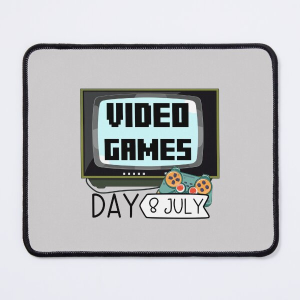 Item preview, 8 July Video Games Day - Wacky Holidays designed and sold by ChemicalXShop.