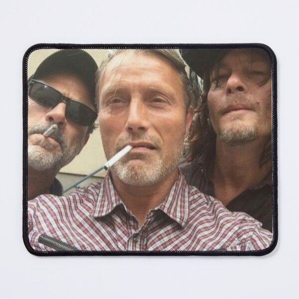 Item preview, The three holy Dilfs Mads Mikkelsen Jeffrey dean Morgan and Daryl designed and sold by Elphotography06.