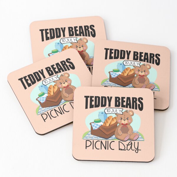 Item preview, 10 July Teddy Bears Picnic Day - Wacky Holidays designed and sold by ChemicalXShop.