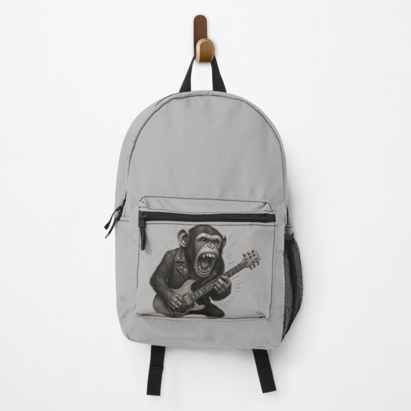 Item preview, Rockin' Chimpanzee Guitarist – Funny Animal Music T-Shirt designed and sold by Right-UR.