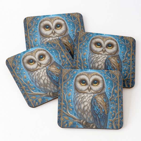 Item preview, Magical Golden Owl designed and sold by MyMagicalPlace.