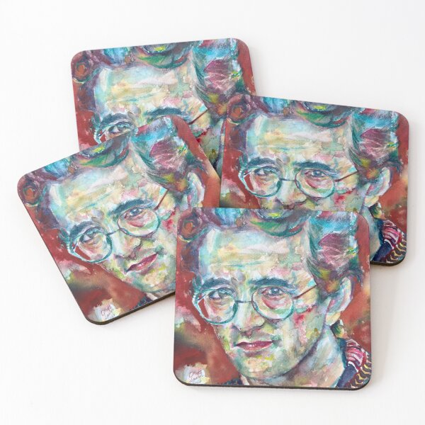 Item preview, ROBERTO BOLANO watercolor portrait designed and sold by lautir.