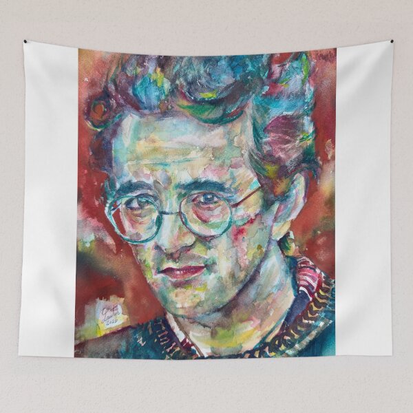 Item preview, ROBERTO BOLANO watercolor portrait designed and sold by lautir.
