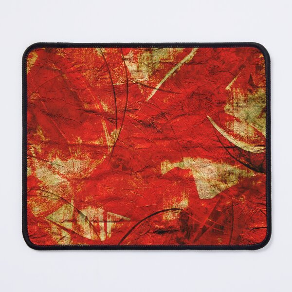 Item preview, Red Swirls Abstraction On Paper designed and sold by NickDedidis.