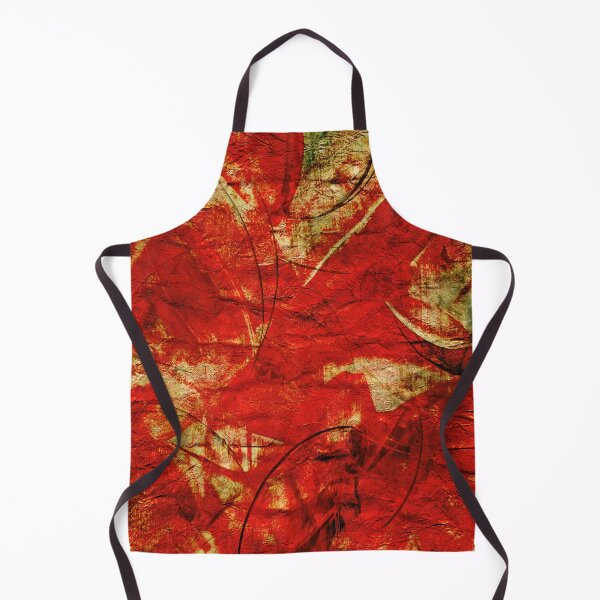Item preview, Red Swirls Abstraction On Paper designed and sold by NickDedidis.