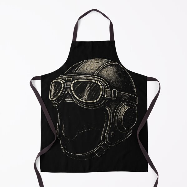 Item preview, Vintage Aviator Helmet Illustration – Retro Pilot Gear with Goggles Artwork designed and sold by HAFIZ-DP.