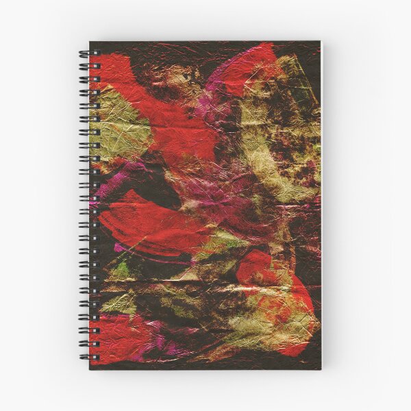 Item preview, Vivid Red Expressionism Textured Abstraction On Paper designed and sold by NickDedidis.