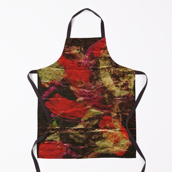 Item preview, Vivid Red Expressionism Textured Abstraction On Paper designed and sold by NickDedidis.