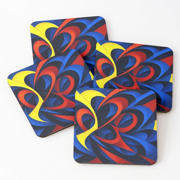 Item preview, Futuristic color frenzy moves forms designed and sold by Sigtrix.
