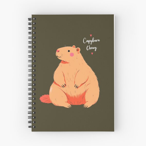 Item preview, Capibara Chewy Viviendo la vida tranquila con estilo designed and sold by thuhuongfashion.