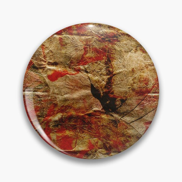 Item preview, Red and Gold Organic Abstraction on Paper designed and sold by NickDedidis.