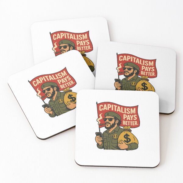 Item preview, "Capitalism Pays Better – Retro Revolution Parody" designed and sold by Alphawearusa.