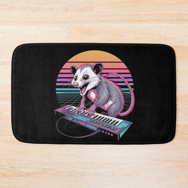 Item preview, Opossum playing a keyboard instrument designed and sold by WikaKowalczyk.