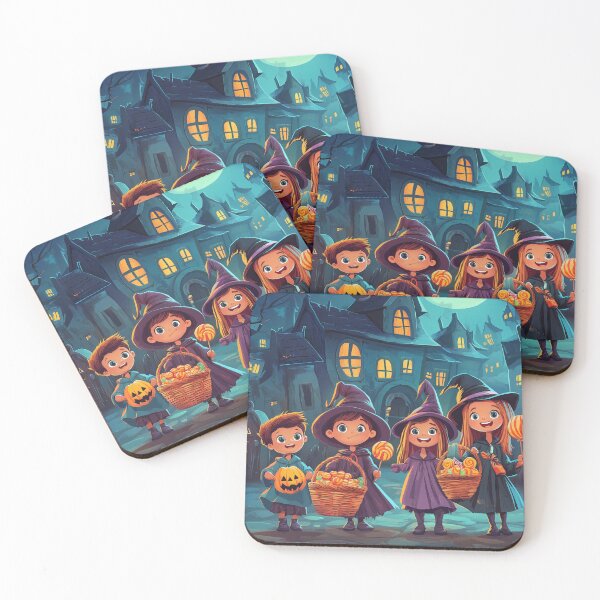 Item preview, Joyful children in a Halloween atmosphere designed and sold by piairz-shop.
