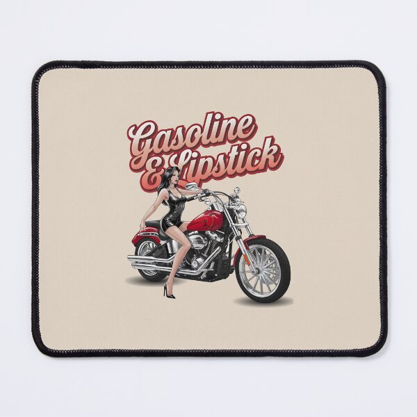 Item preview, Gasoline & lipstick - Filling station - Petroliana - cafe racer styling - highway to hell - Chop shop - Born to race designed and sold by JansenGS.