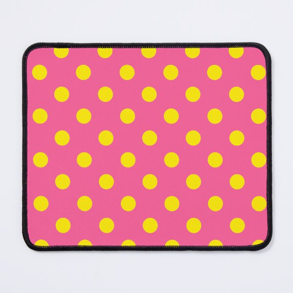 Item preview, Yellow On Pink Polka Dots Pattern Design  designed and sold by PatternTitan.
