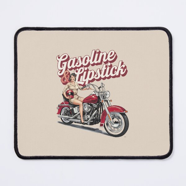 Item preview, Gasoline & lipstick - Filling station - Petroliana - cafe racer styling - highway to hell - Chop shop - Born to race designed and sold by JansenGS.