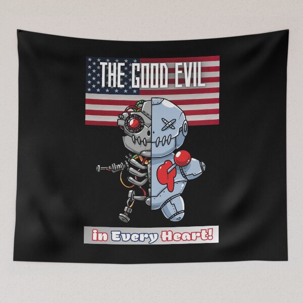 Item preview, Voodoo Doll Robot Good Evil designed and sold by Voodoo Store Paranormal Collections.