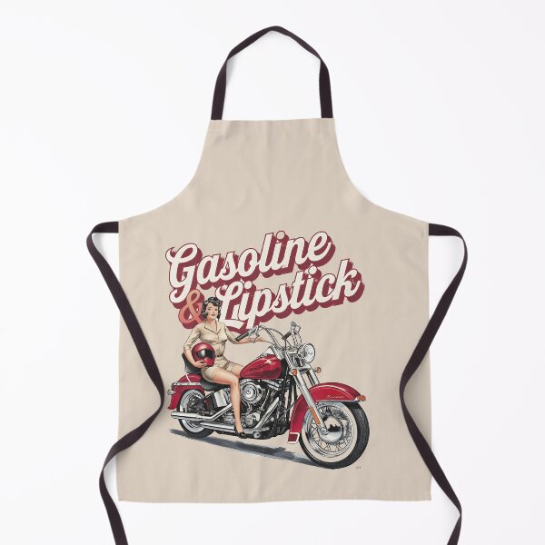 Item preview, Gasoline & lipstick - Filling station - Petroliana - cafe racer styling - highway to hell - Chop shop - Born to race designed and sold by JansenGS.