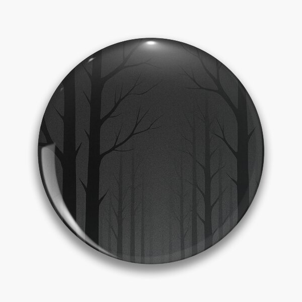 Item preview, Dark Foggy Forest – Minimalist Gothic Woods in Monochrome Mist designed and sold by HAFIZ-DP.