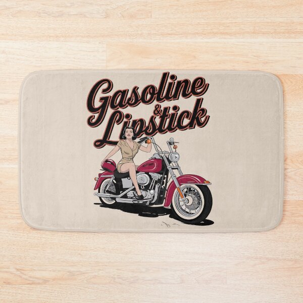 Item preview, Gasoline & lipstick - Filling station - Petroliana - cafe racer styling - highway to hell - Chop shop - Born to race designed and sold by JansenGS.