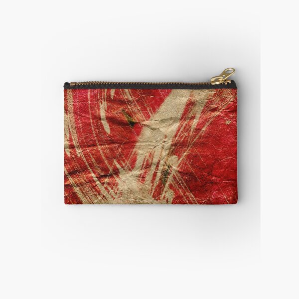 Item preview, Red and Cream  Textured Abstraction on Paper designed and sold by NickDedidis.