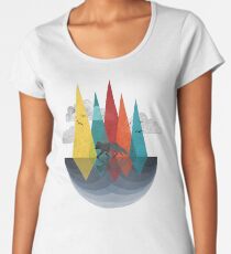 The Geometry Of Nature Women's Premium T-Shirt