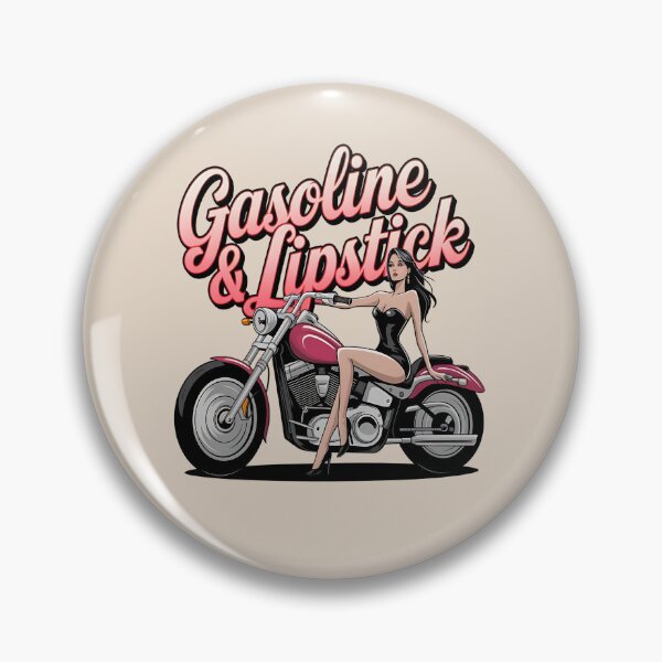 Item preview, Gasoline & lipstick - Filling station - Petroliana - cafe racer styling - highway to hell - Chop shop - Born to race designed and sold by JansenGS.
