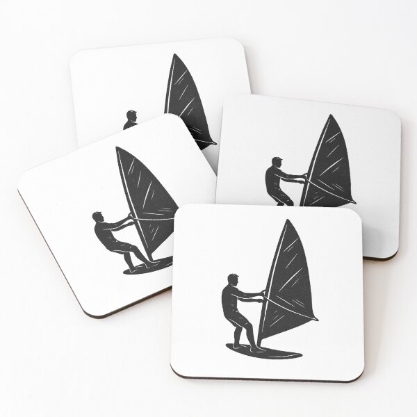 Item preview, Silent Speed – Hand-drawn Windsurfer designed and sold by NO PLAN B 'Club.