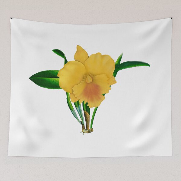 Item preview, Orquídea Cattleya: Un resplandor dorado de paz interior designed and sold by Wednesday Art design .