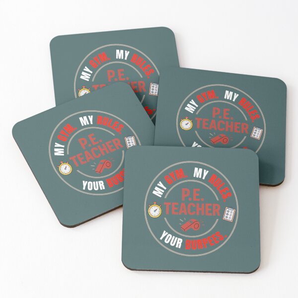 Item preview, P. E. Teacher: My Rules, Your Burpees! designed and sold by LaPaz361.