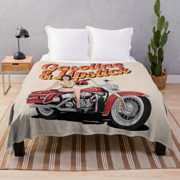 Item preview, Gasoline & lipstick - Filling station - Petroliana - cafe racer styling - highway to hell - Chop shop - Born to race designed and sold by JansenGS.