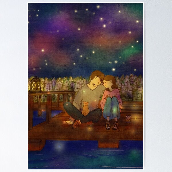 Item preview, Night by the Lake designed and sold by Puuung 퍼엉.