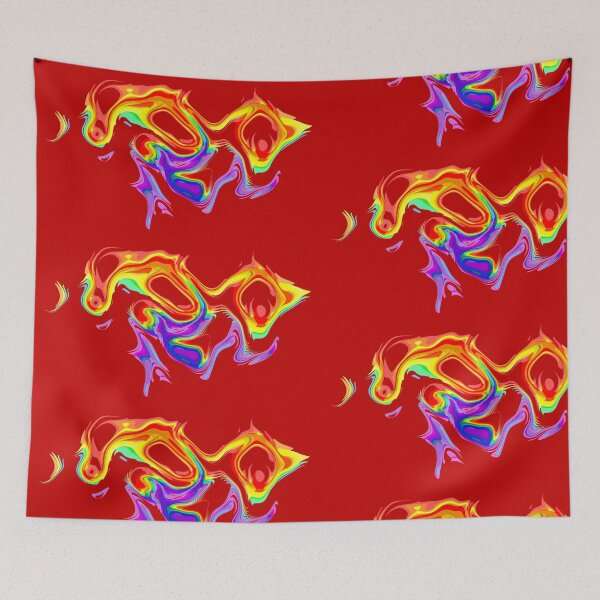 Item preview, Rainbow Rorschach #58 designed and sold by TorturedArtistX.