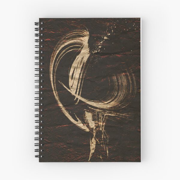 Item preview, Gold Flow Abstraction On Textured Paper designed and sold by NickDedidis.